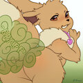 Farting close-up Eevee by Elronya