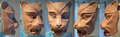 Leopard mask sculpt by Luipaard