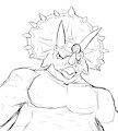Triceratops Doodle
