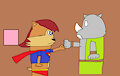 Super Squirrel Vs. The Rhino
