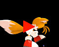 Tails squishes a speck by LotsOfTinyTails
