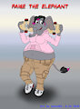 Paige the Elephant [comm] by Gato303