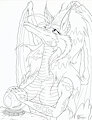 Sophia and her crystal ball by Nightweaver20xxx