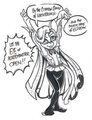 Todays sketch ...Halloween Goldie