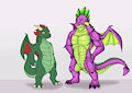Sinuous transformation: Dragon by Daneasaur