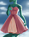 Pink Dress by wixtriss