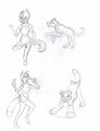 Med and Tel Chibis - Sketches
