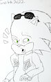 Ugly Sonic sketch 1