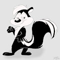 pepe le pew by Kippkatt