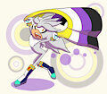 Proud Non-binary Silver