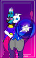 A protective Mewtwo by Draynlat