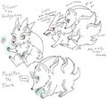 Mephilver hedgies by awkwarddarknerd