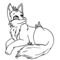 horned wolf by anir