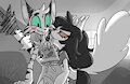 Cat in love