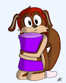 Daisy hugging pillow