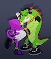 Lizard Smooch by CrypticRuins