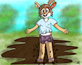 Miyu in the mud by Matathesis
