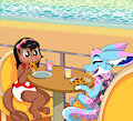Pizza by the Beach -By NazzNikoNanuke-