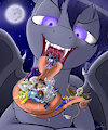 Batpony's Feast by GyroTech