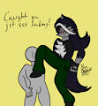 Kiro caught somebody lacking by KiroDaWolf