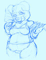 Sloth Bear Sketch