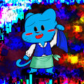 Crossdressed Chibi Gumball sells his Skirt