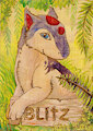 Calm Quilava Badge by GyroTech