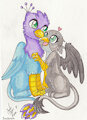 Cute Pair of Gryphs