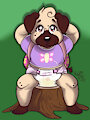Potty Pug -By AshleyFoxKit-