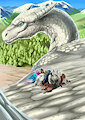 Bird Party on a Dragon