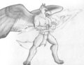 Throwing fire  by Sarxory