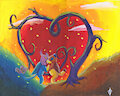 Birds On a Heart-Shaped Tree