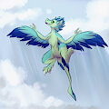 Soaring through the air