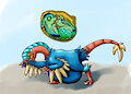 Poke Raptor on Space Raptor