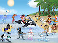 Beach Time! -By NazzNikoNanuke N birthdefectboi-