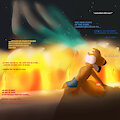 BLAZE AND STARS - MY HOMMAGE by Andybanez