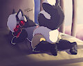 Night time accident 5 - skunkogen by RiskItForTheBiscuit