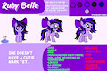 The new Ruby Belle reference sheet