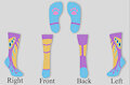 Gyro Feather Socks