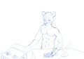 Comic draft by Nanashi by cLx