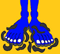 Nancy's Hair Covered Feet