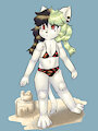 (COMM) at the beach and it's beach day by WhiteSnowRose
