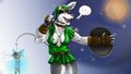 Happy Halloween, never say trick to a husky with a shrink ray! by Mud