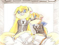 Elina and Celine in trouble