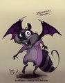 Cartoon Evil Zodrache by Clefita