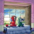 Pillow FIght by TaviMunk