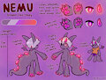 Nemu ref sheet by Nemugon