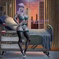 Maud Pie Nurse Hospital Commission Twitter by AlexGalaxyArt