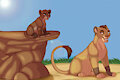 [Y] Naughty lion cub!