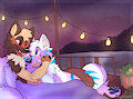 Enjoying a romantic night with Codydawg 🥰 by Keenora